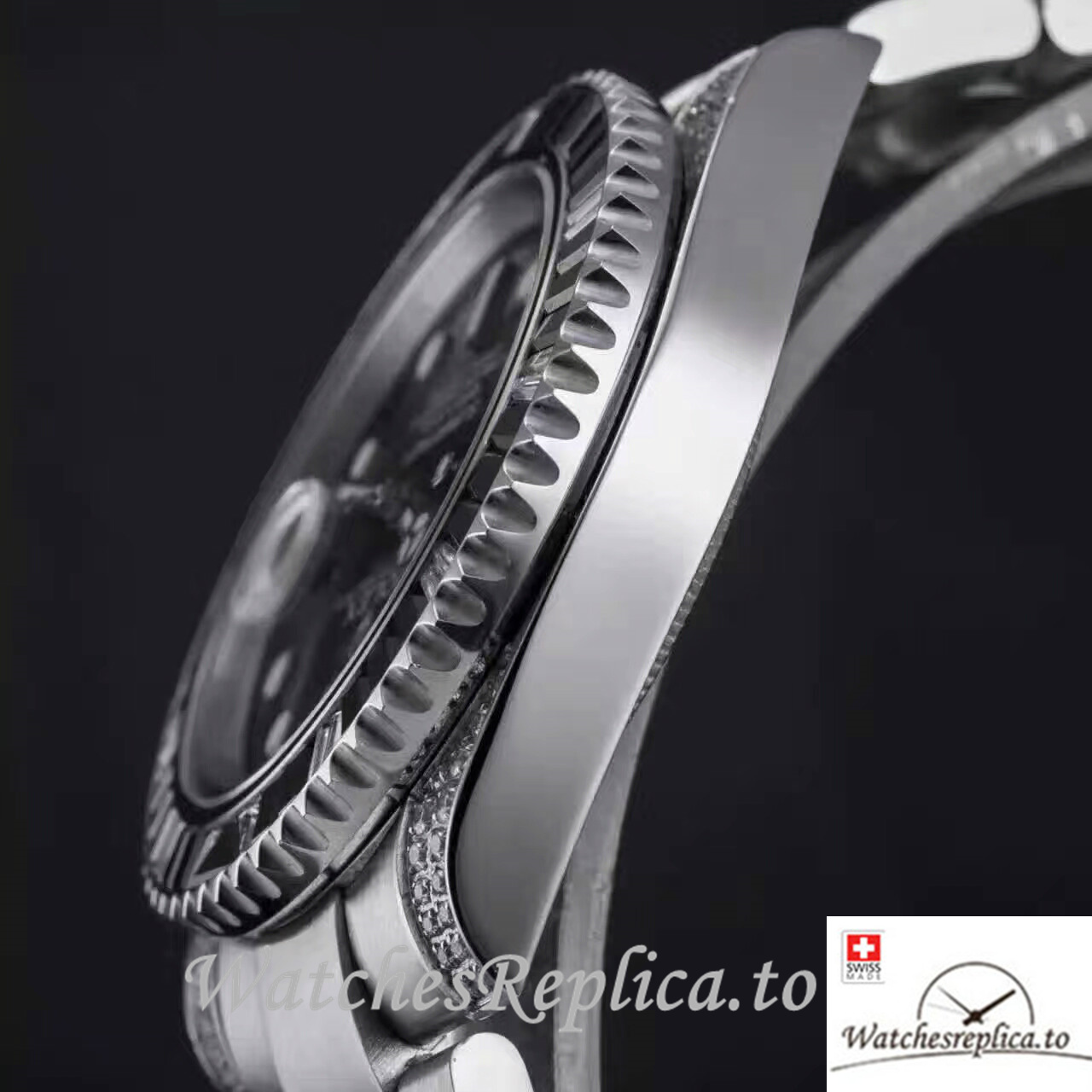 Swiss Rolex Submariner Replica 116610LN Stainless steel strap 40MM - WatchesReplica.is