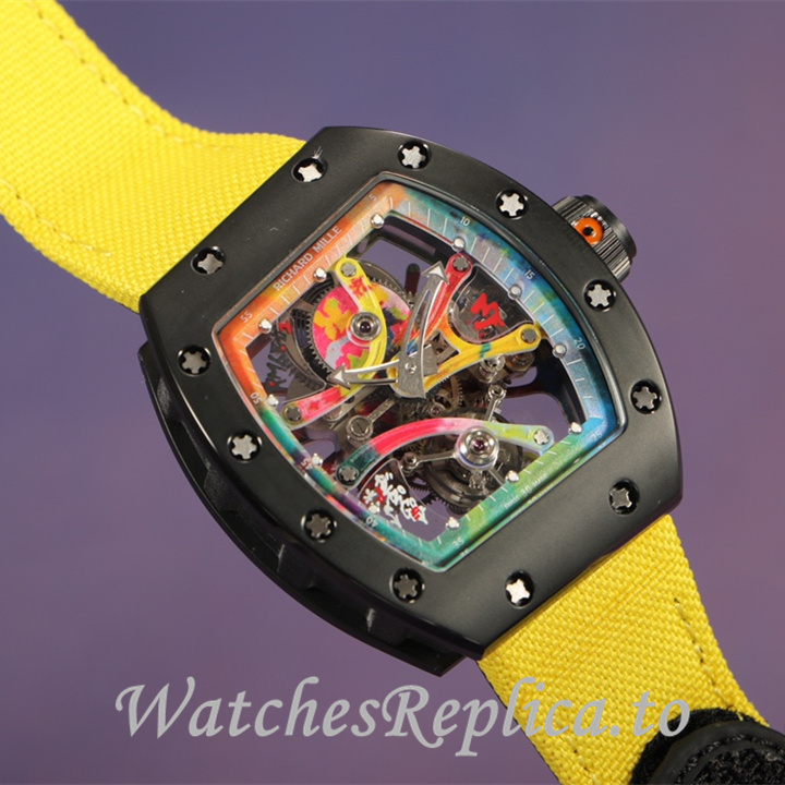 Richard Mille Replica RM68-01 Canvas strap 51MM - WatchesReplica.is
