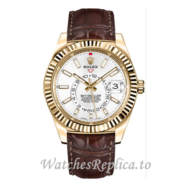 Replica Rolex Sky-Dweller m326138-0010 42MM - WatchesReplica.is