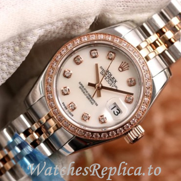 Swiss Rolex Datejust Replica 279383 Stainless steel strap 28MM - WatchesReplica.is