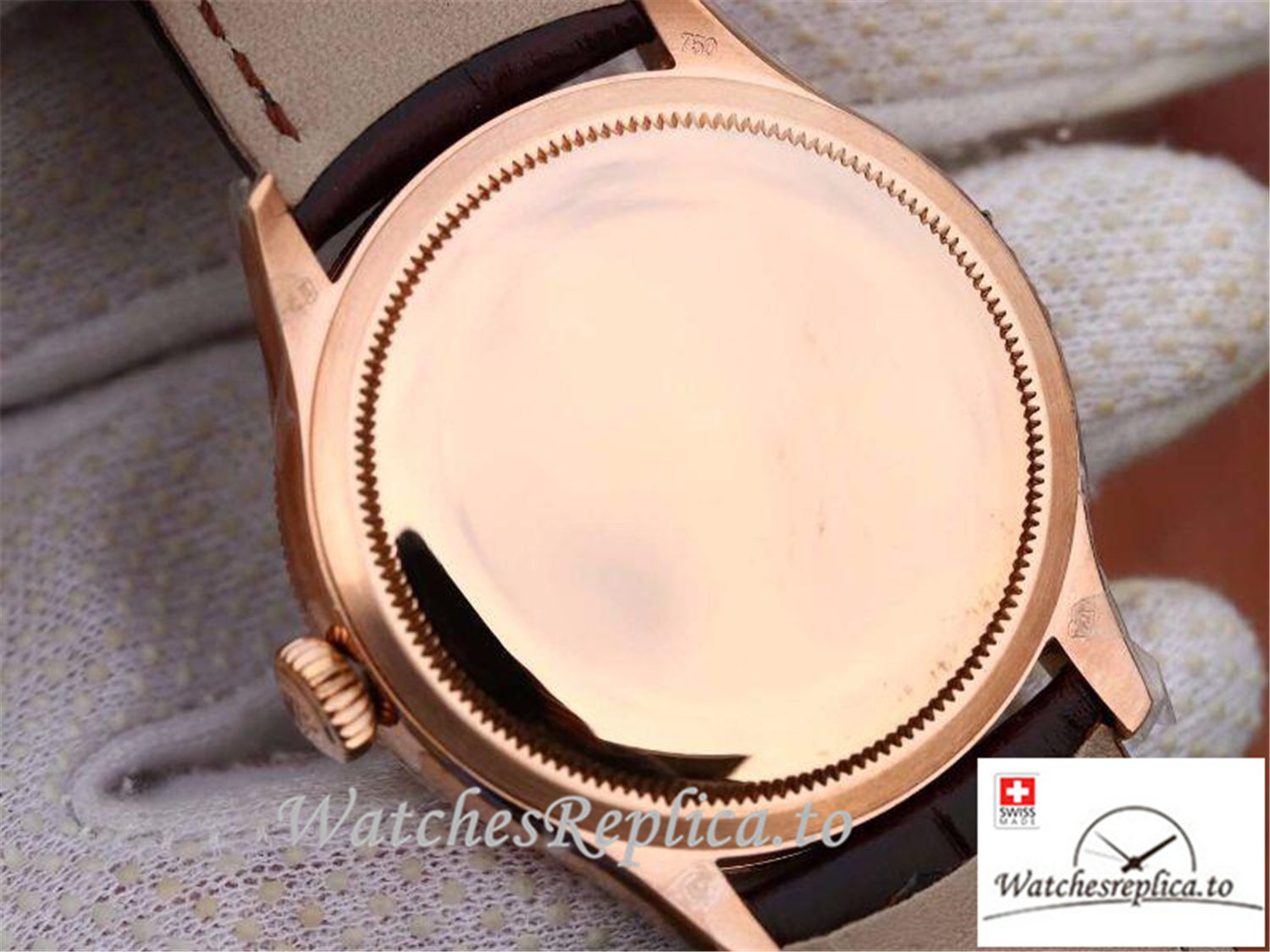 Swiss Rolex Celini Replica 50515 Black Dial 39MM - WatchesReplica.is