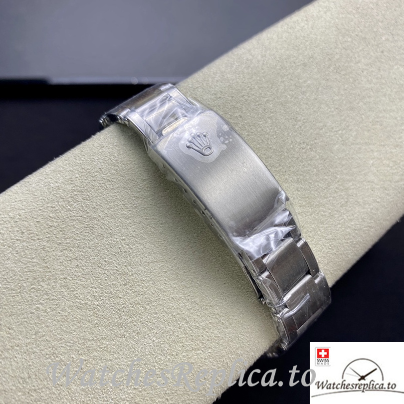 Swiss Rolex GMT Master 16710 Replica Stainless steel strap 40MM - WatchesReplica.is