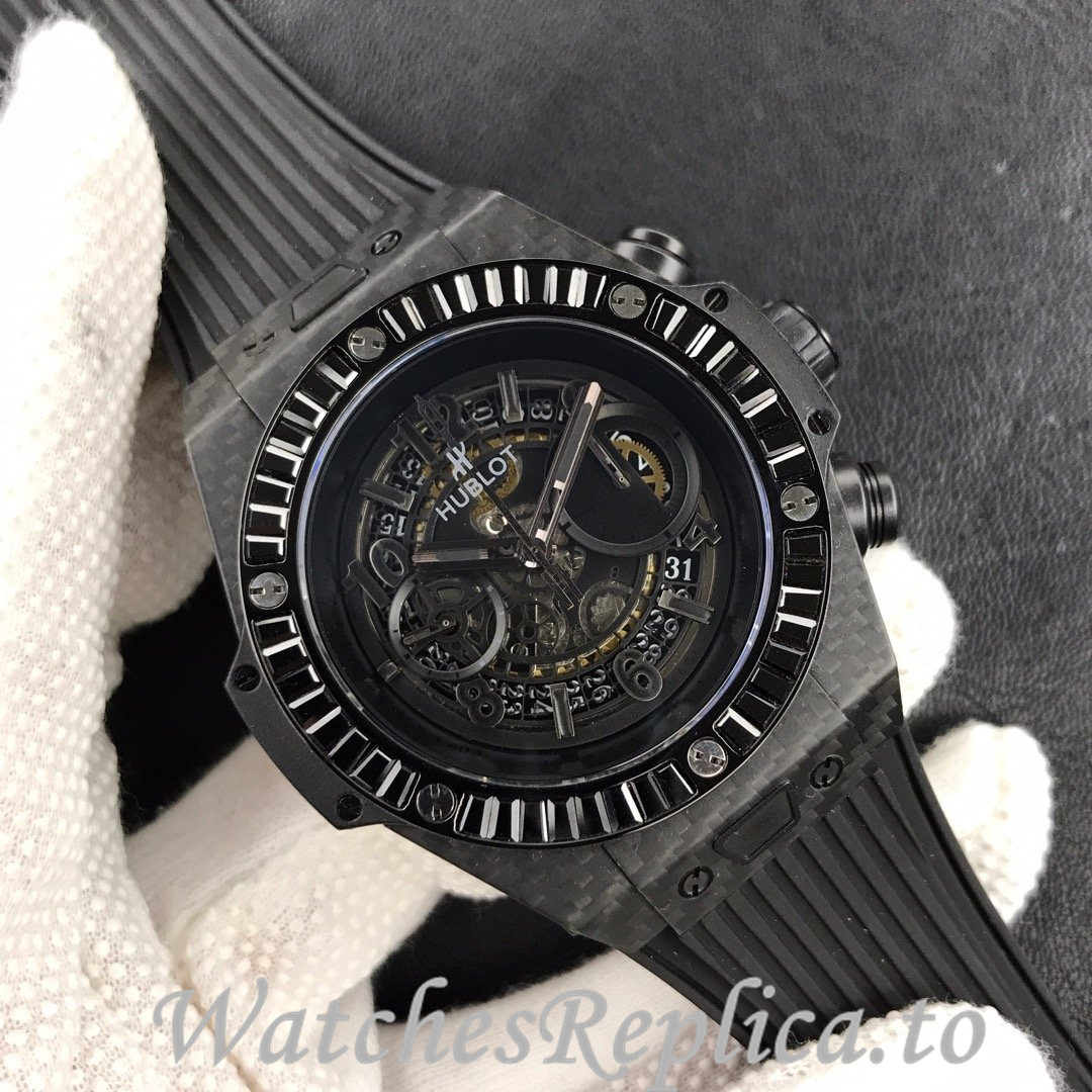 Hublot Replica 411.NM.1170.RX Rubber strap 45MM - WatchesReplica.is