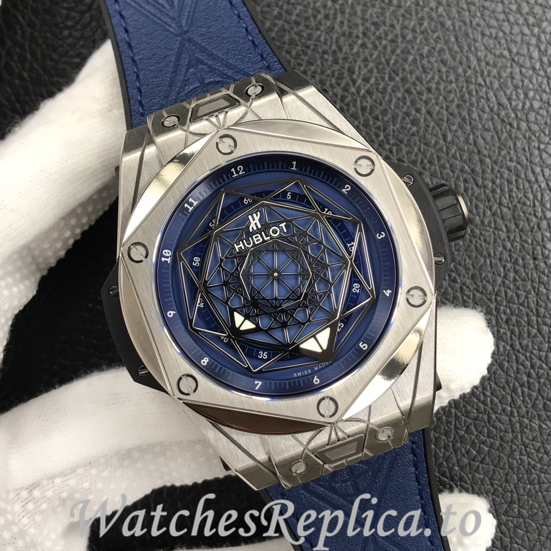 Hublot Replica Big Bang Series Tattoo Rubber strap 45MM - WatchesReplica.is