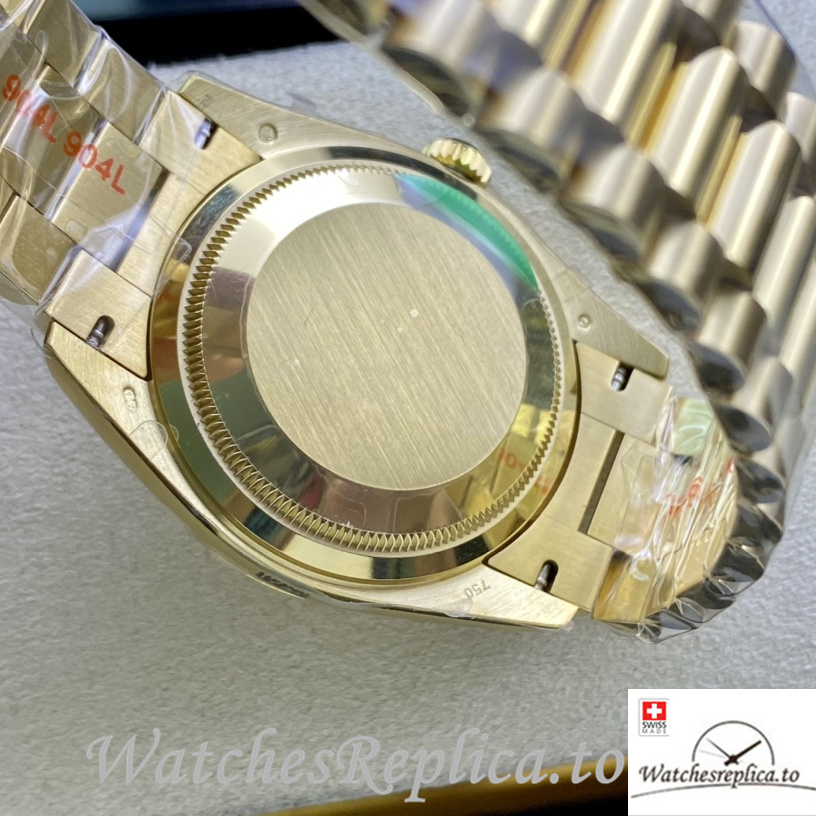 Swiss Rolex Datejust 126233 Replica Yellow Gold strap 36MM - WatchesReplica.is