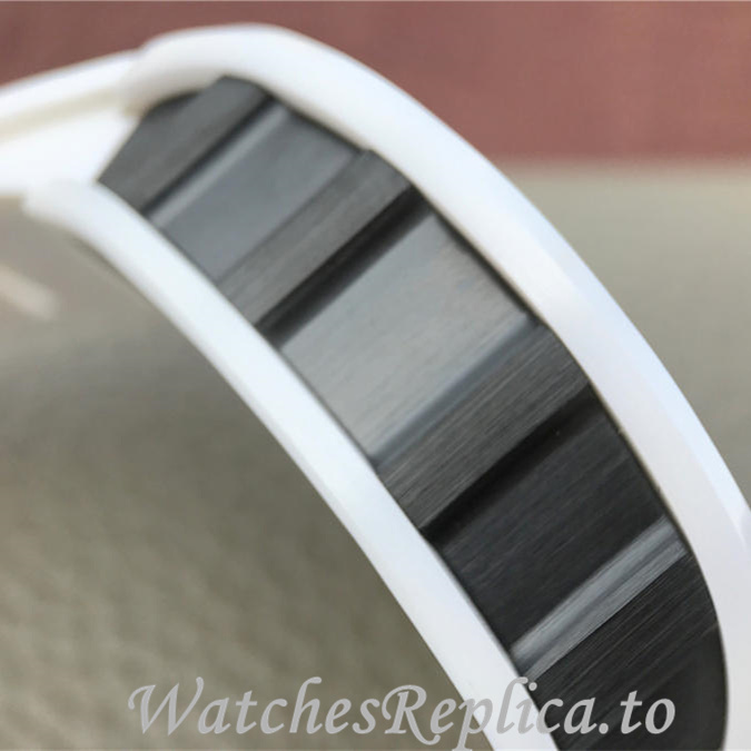 Richard Mille Replica RM011 Rubber strap 50MM - WatchesReplica.is
