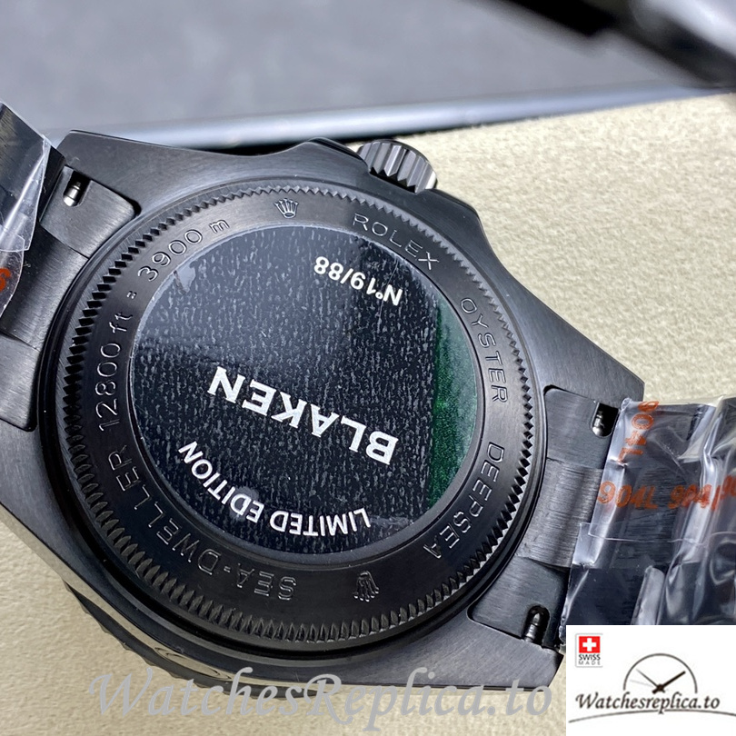 Swiss Rolex Sea Dweller Replica Stainless steel strap 43MM - WatchesReplica.is