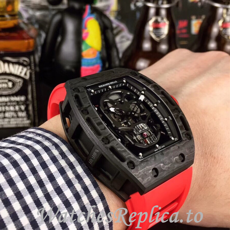 Richard Mille Replica RM052 Rubber strap 50MM - WatchesReplica.is