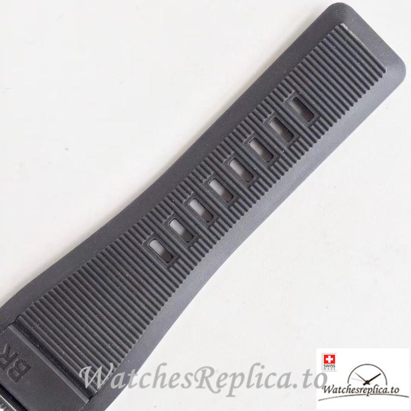 Swiss Bell & Ross Replica BR 03-92 Black Strap 42MM - WatchesReplica.is