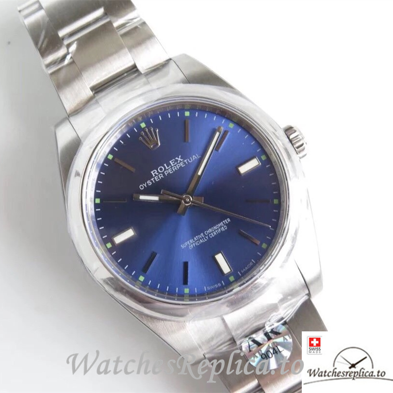 Swiss Rolex Oyster Perpetual Replica 114300-0003 Stainless steel strap 39MM - WatchesReplica.is