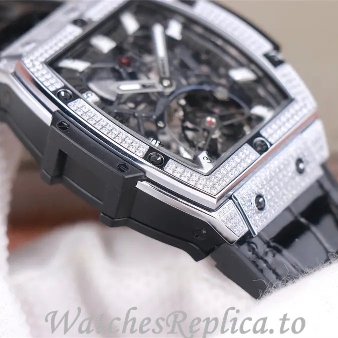 Hublot Replica MASTERPIECE Series Leather strap 45MM - WatchesReplica.is