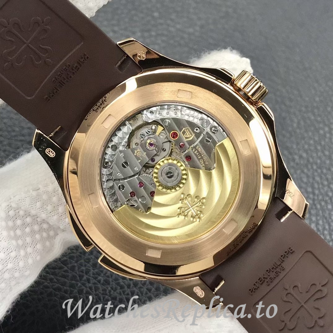 Patek Philippe Replica Aquanaut 5164A-001 Rubber strap 40.8MM - WatchesReplica.is