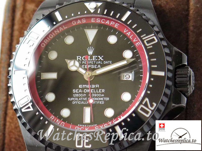 Swiss Rolex Sea-Dweller Bamford Replica 116660 001 Black Bezel 44MM - WatchesReplica.is