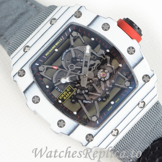 Richard Mille Replica RM35-01 Canvas strap 50MM - WatchesReplica.is