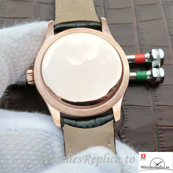 Swiss Rolex Cellini 50505-0020 Leather strap 39MM - WatchesReplica.is