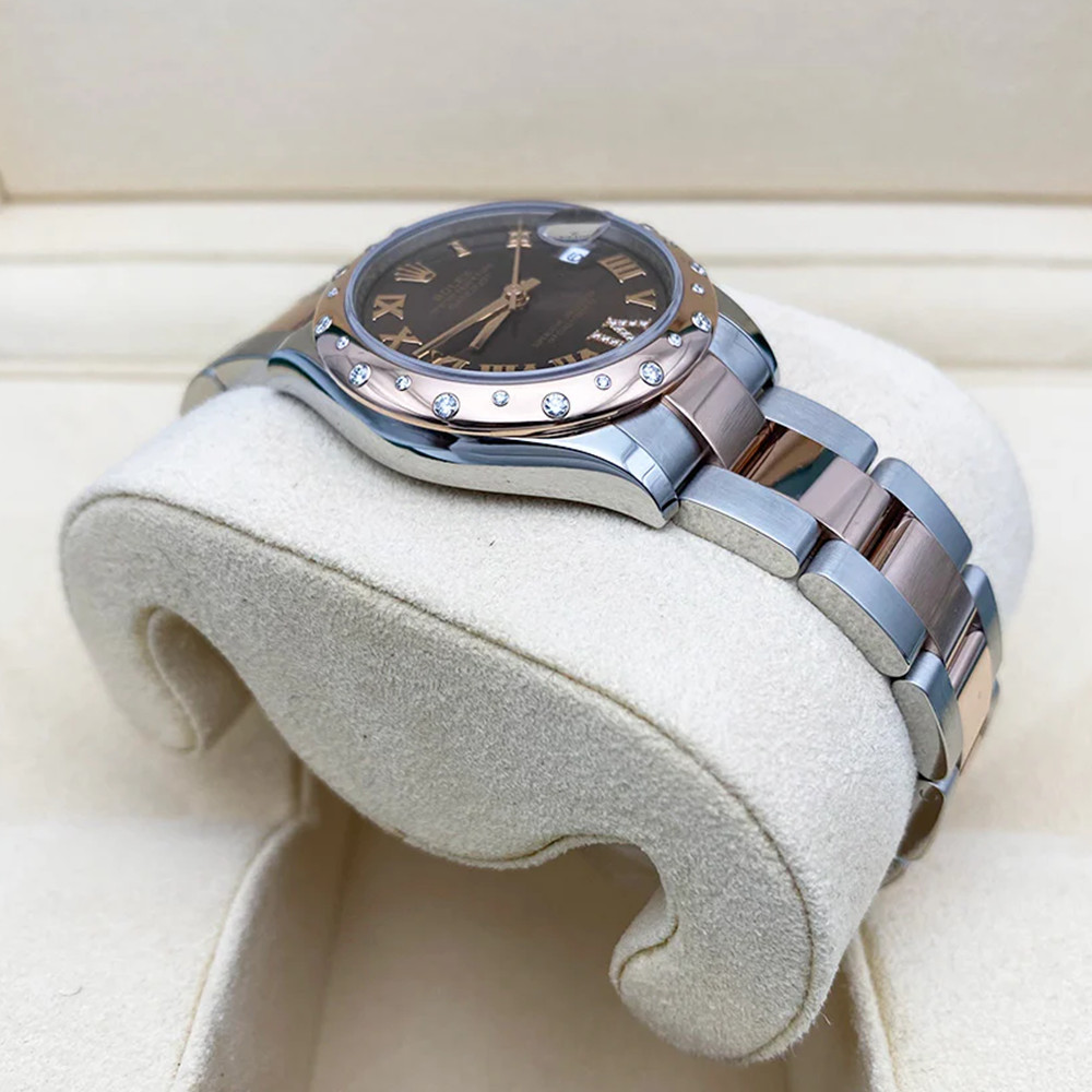 Rolex Datejust Chocolate Diamond Roman Dial 31mm 278341RBR - WatchesReplica.is