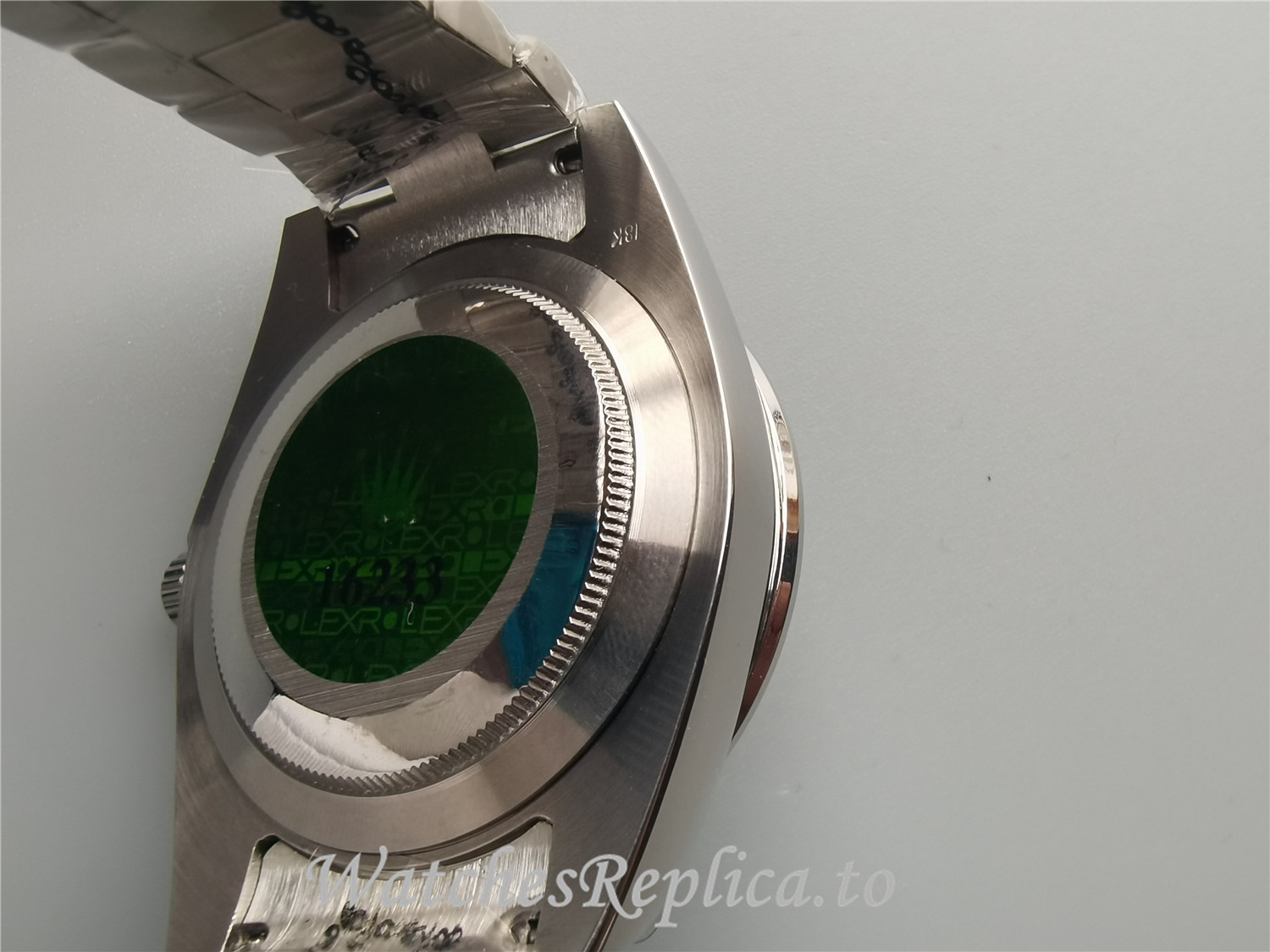 Swiss Rolex Day Date Replica 228349RBR 001 Diamond Markers Bezel 40MM - WatchesReplica.is
