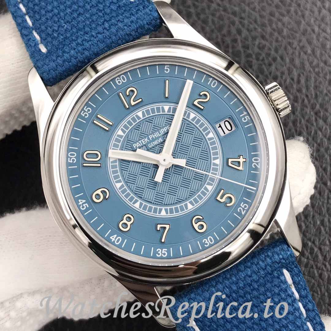 Patek Philippe Replica 6007A-001 Canvas strap 40MM - WatchesReplica.is