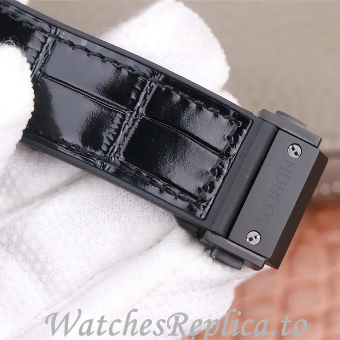 Hublot Replica MASTERPIECE Series Leather strap 45MM - WatchesReplica.is