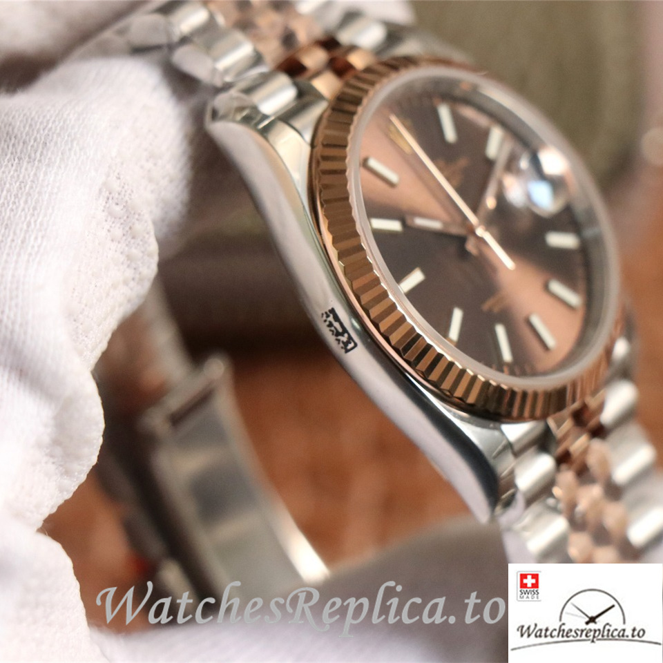 Swiss Rolex Datejust Replica 126233 Stainless steel strap 36MM - WatchesReplica.is