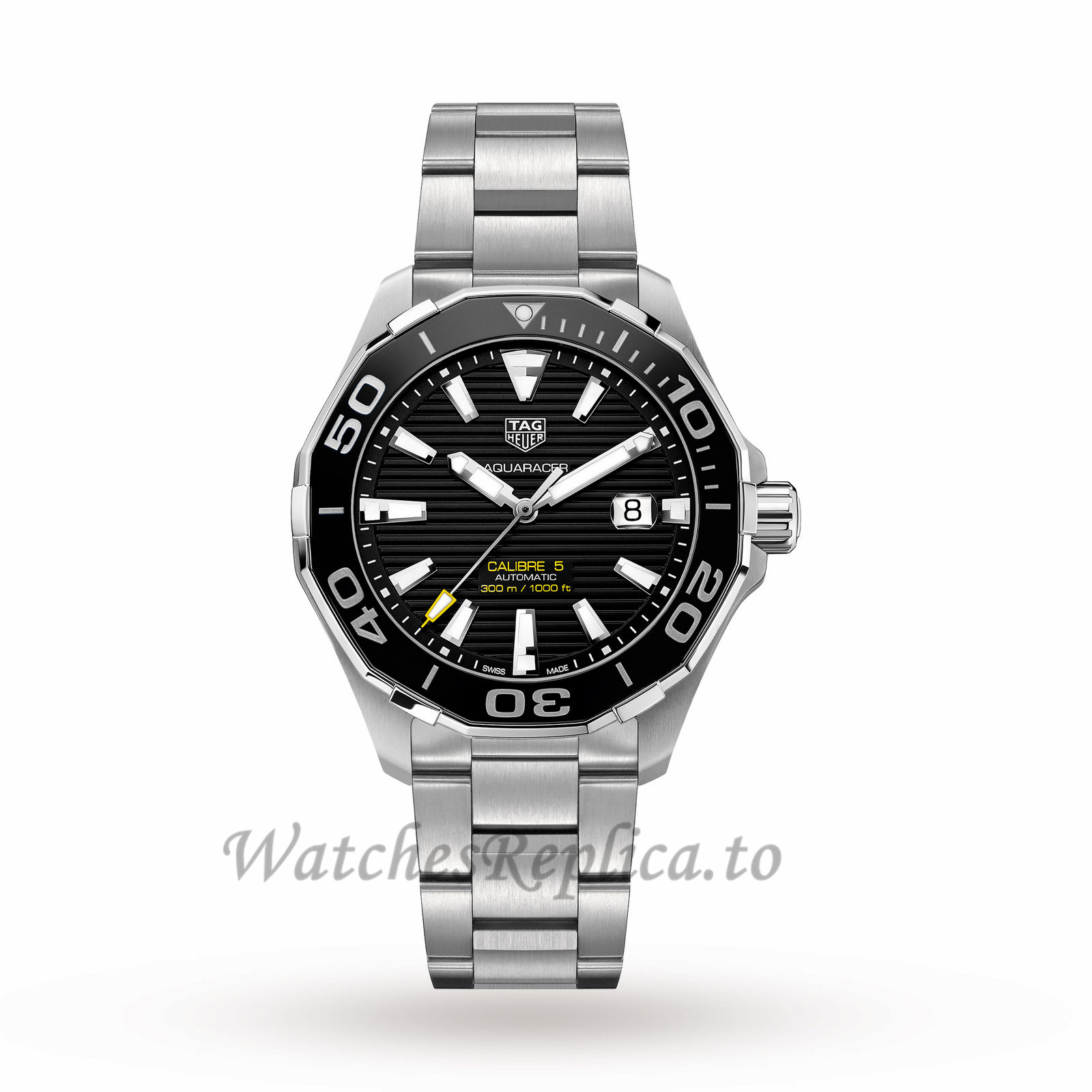 TAG Heuer Replica Aquaracer Calibre 5 43mm Mens Watch WAY201A.BA0927 - WatchesReplica.is