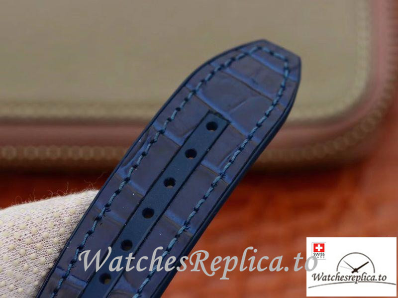 Swiss Franck Muller Vanguard Replica V45 001 Blue Strap 45MM - WatchesReplica.is