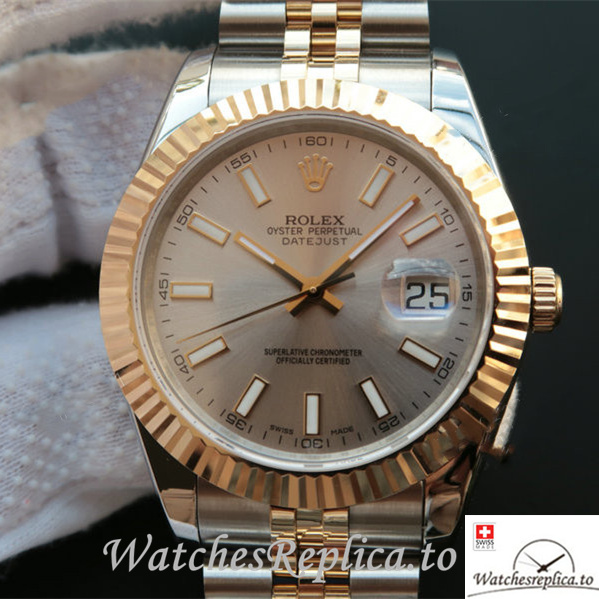 Swiss Rolex Datejust 126333-0002 Stainless steel strap 41MM - WatchesReplica.is