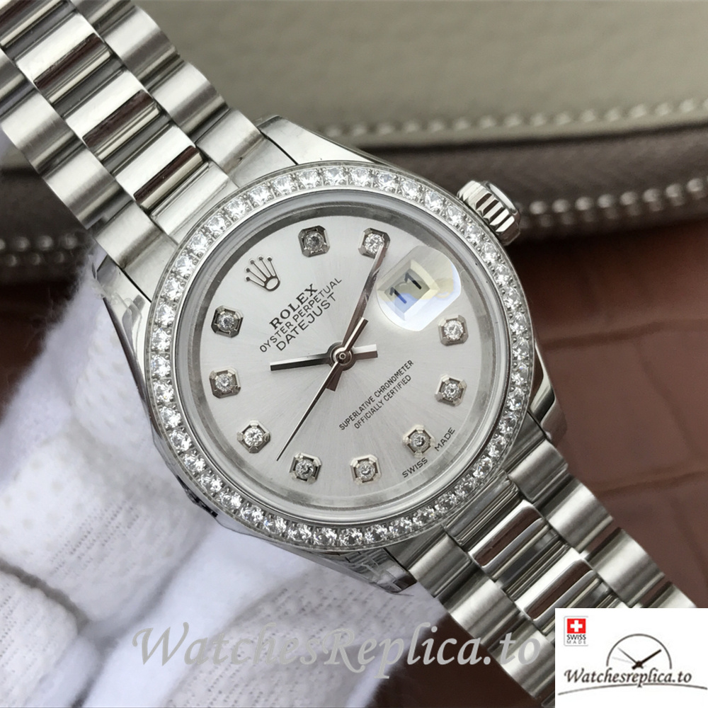 Swiss Rolex Datejust 179384 Stainless steel strap 28MM - WatchesReplica.is