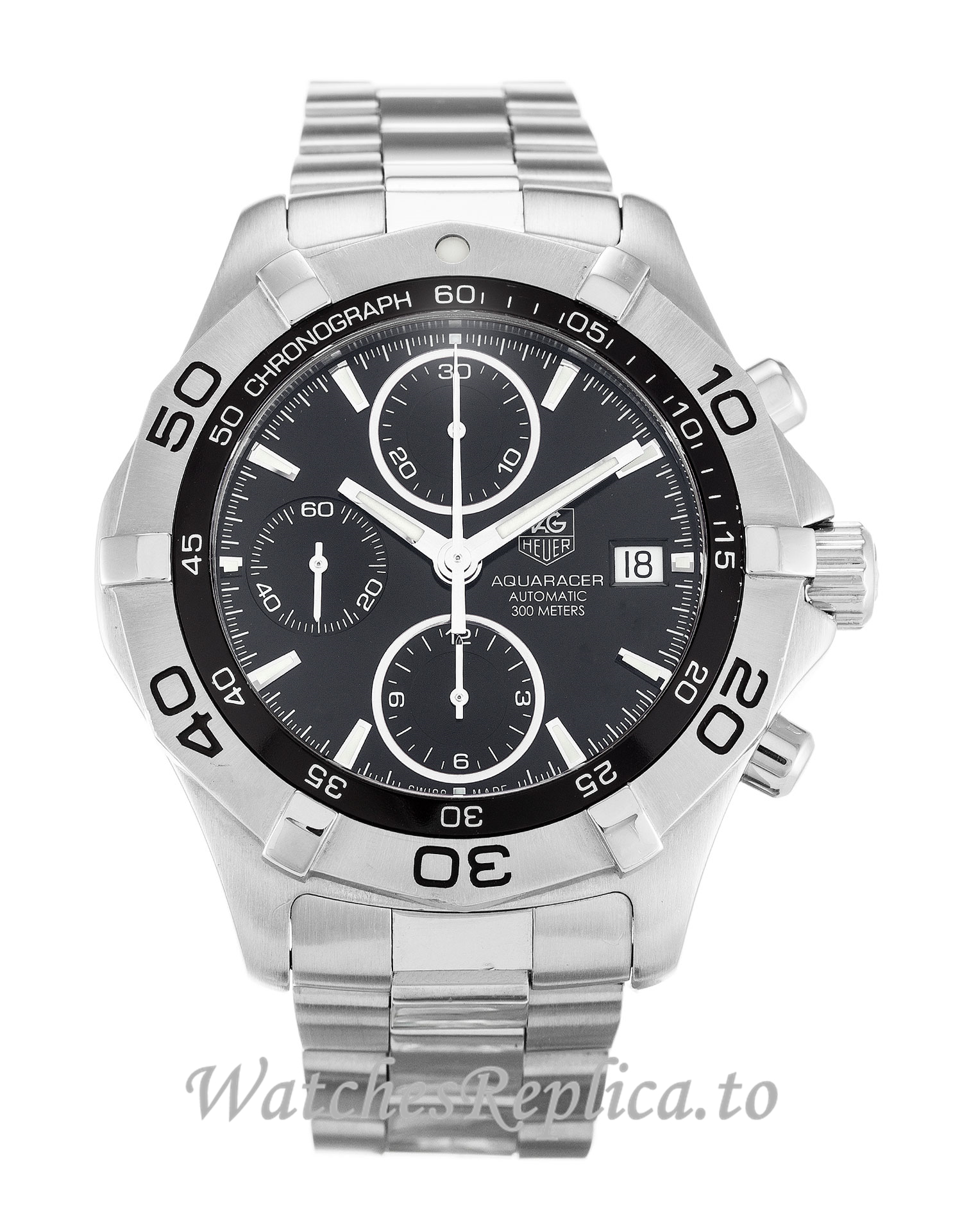 Tag Heuer Aquaracer Black Dial CAF2110.BA0809 41 MM - WatchesReplica.is