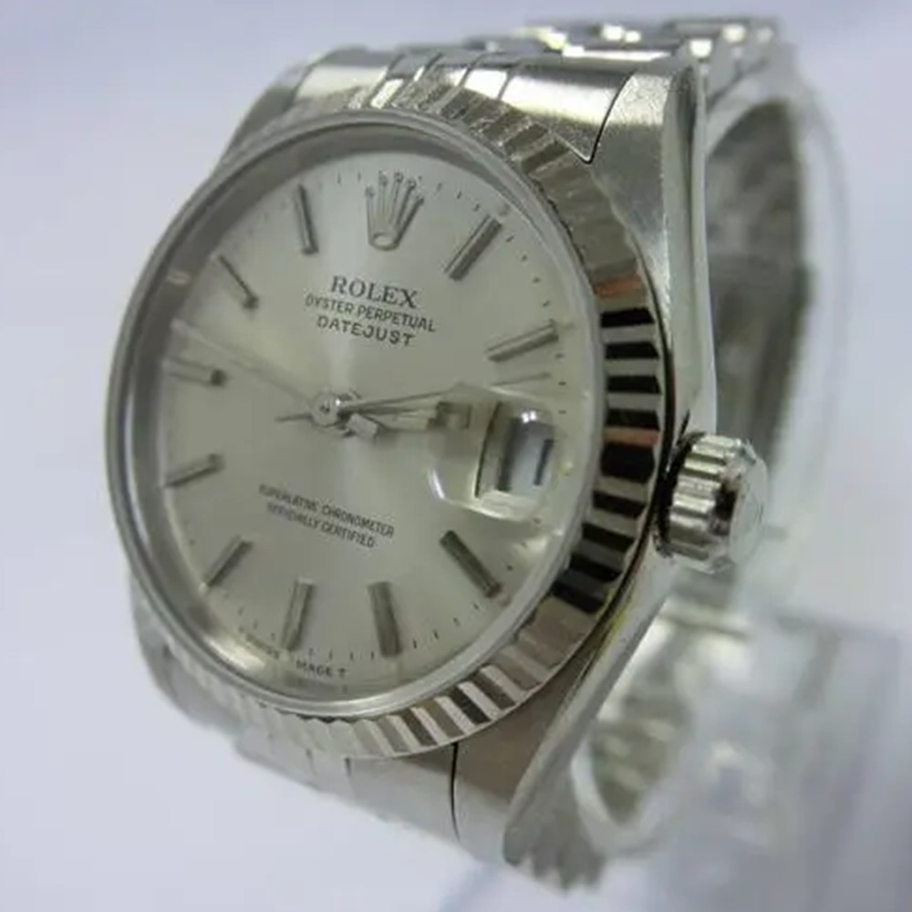 Rolex Mid Size Datejust Silver Dial 68274 - WatchesReplica.is