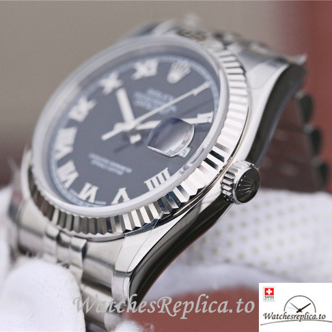 Swiss Rolex Datejust Replica 116234-0086 Stainless steel strap strap 36MM - WatchesReplica.is