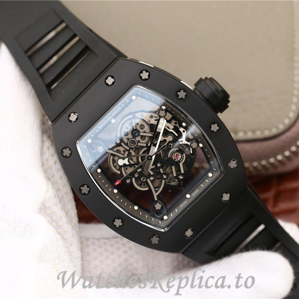 Richard Mille Replica RM055 Rubber strap 50MM - WatchesReplica.is