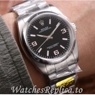 Swiss Rolex Oyster Perpetual Replica 116000 Stainless steel strap 36MM - WatchesReplica.is