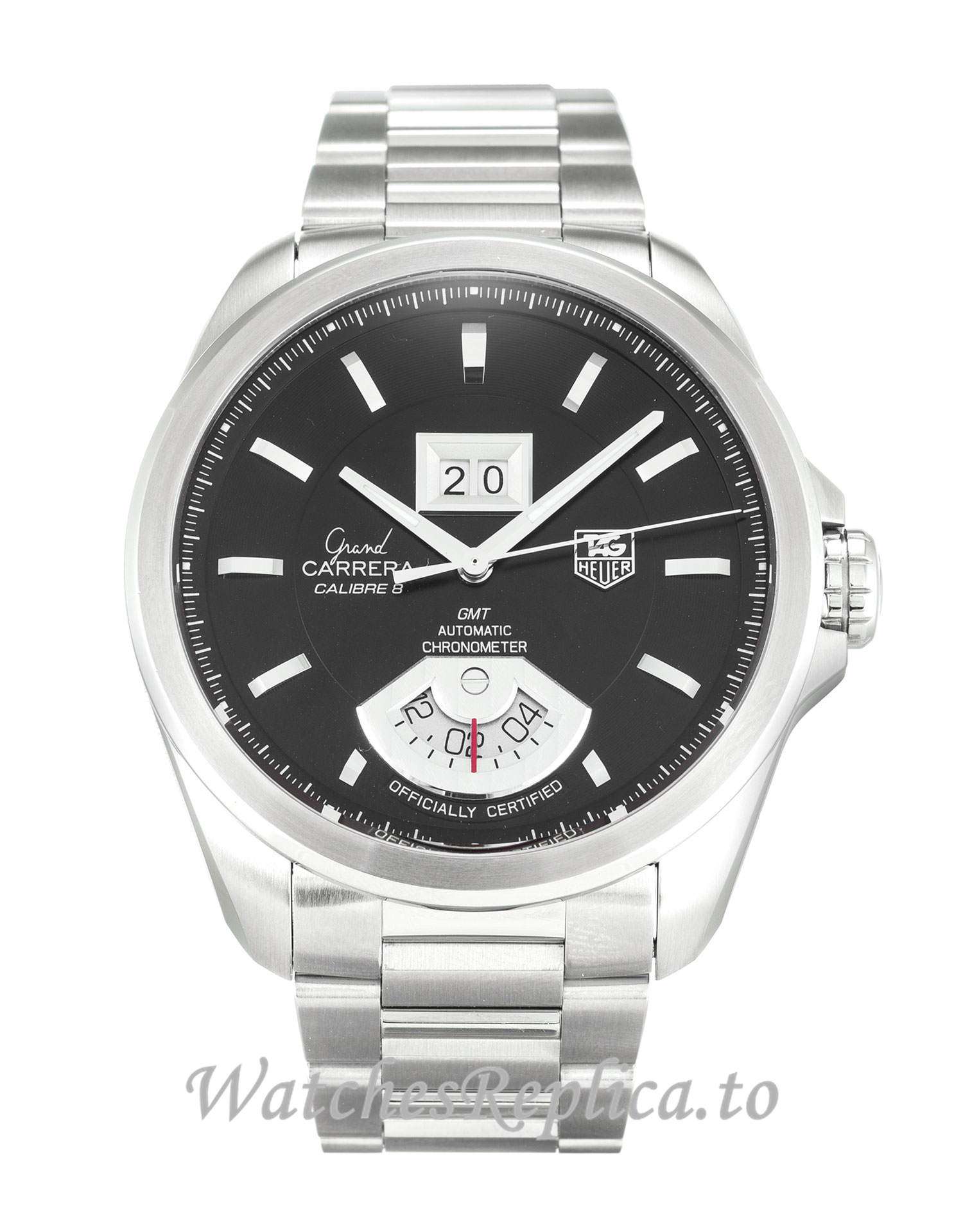 Tag Heuer Grand Carrera Black Dial WAV5111.BA0901 43 MM - WatchesReplica.is