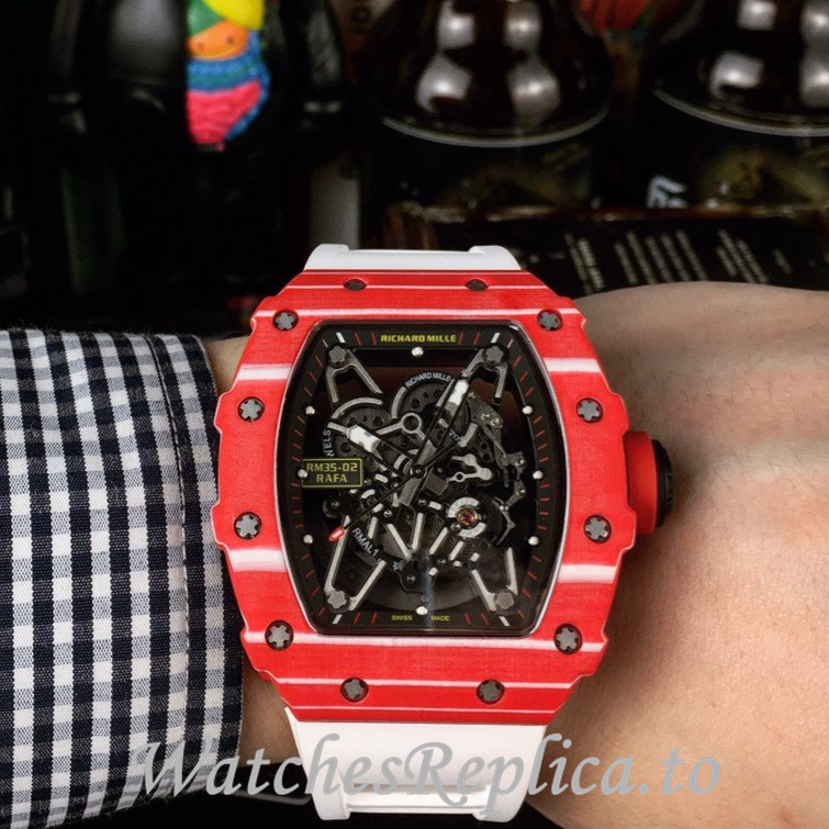 Richard Mille Replica RM35-02 Rubber strap 50MM - WatchesReplica.is