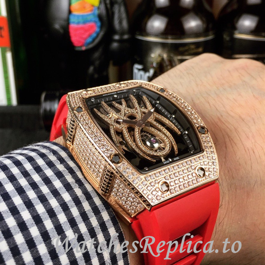 Richard Mille Replica RM19-01 Rubber strap 50MM - WatchesReplica.is