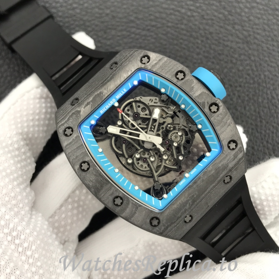 Richard Mille Replica RM055 Rubber strap 50MM - WatchesReplica.is