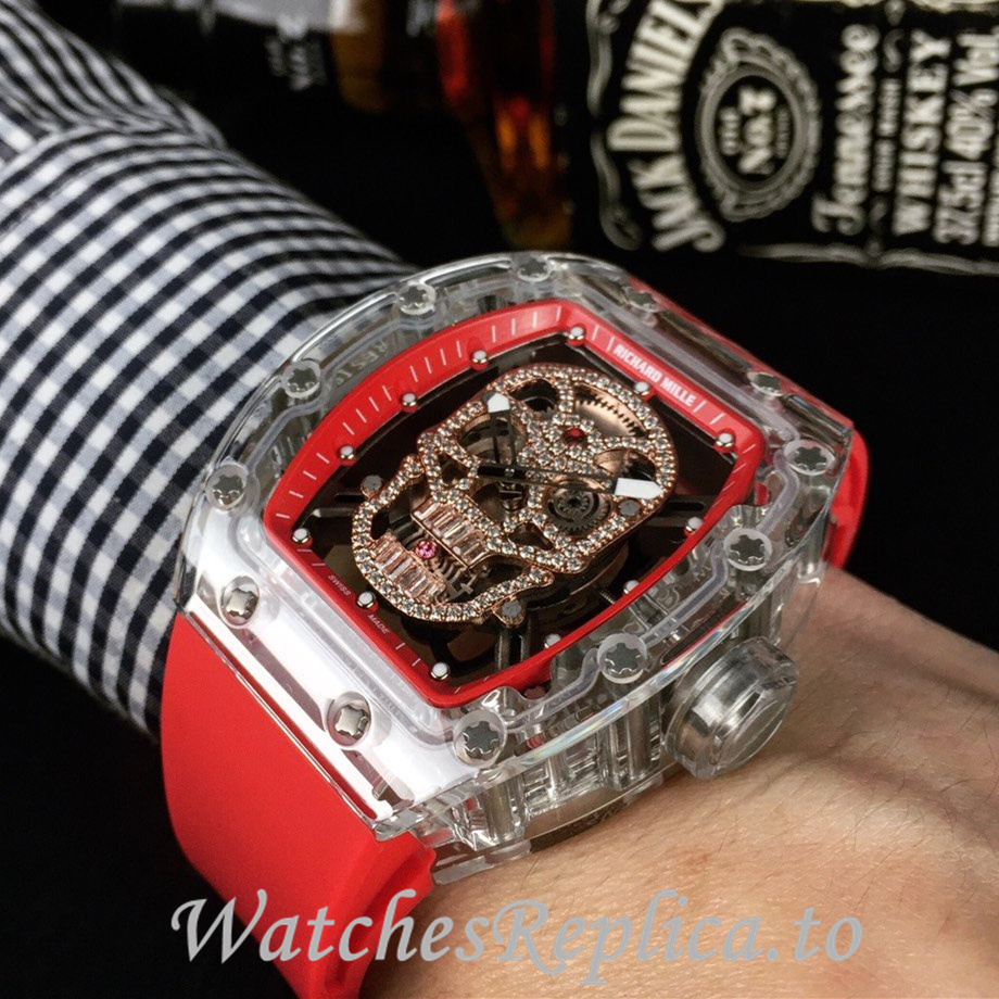 Richard Mille Replica RM052 Rubber strap 50MM - WatchesReplica.is