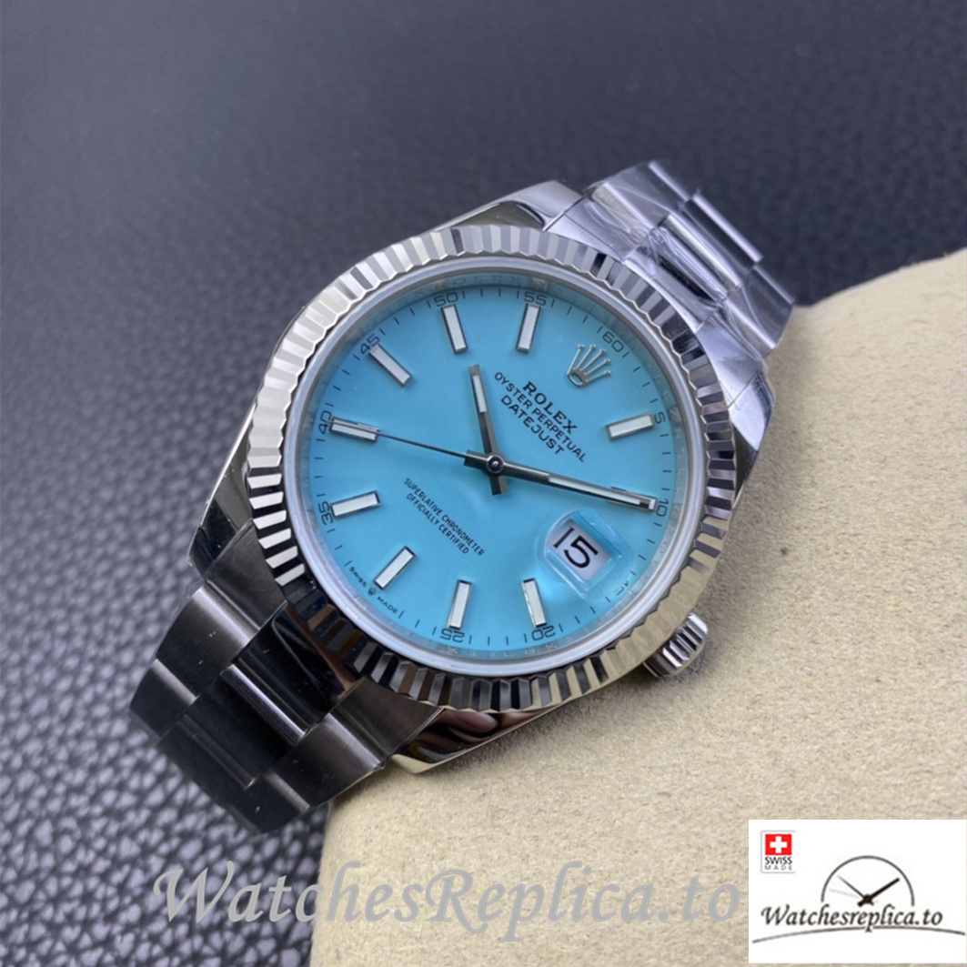Swiss Rolex Datejust 126334 Replica Stainless steel strap 41MM - WatchesReplica.is