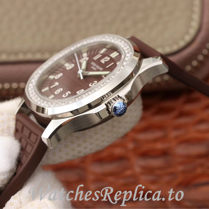 Patek Philippe Replica Aquanaut 5068 Rubber strap 35.6MM - WatchesReplica.is