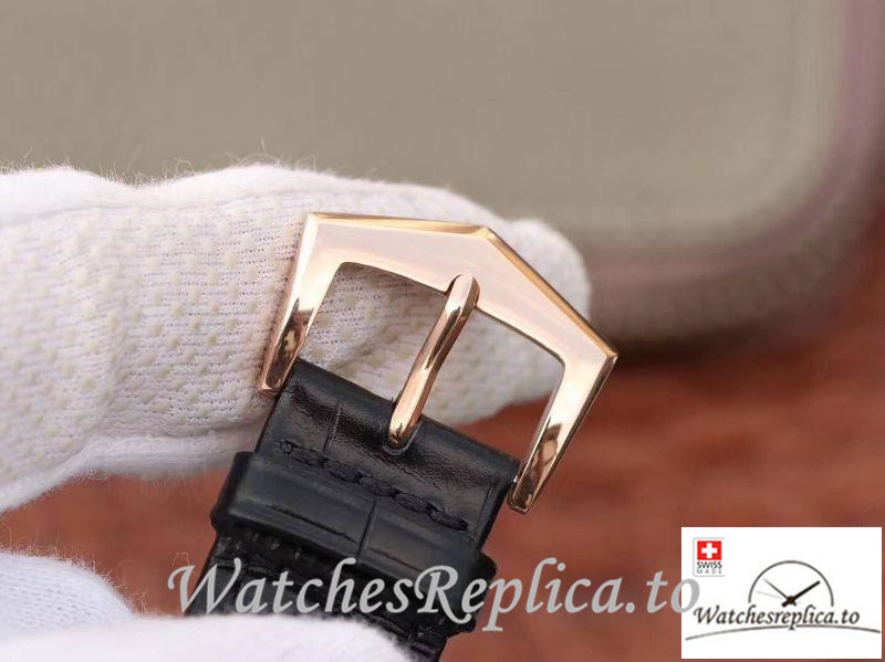 Swiss Patek Philippe Grand Complications Replica 6103P-001 Black Strap 43MM - WatchesReplica.is