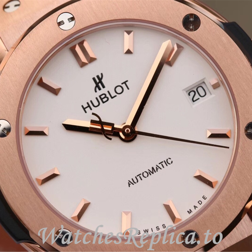 Hublot Replica 511.zp Leather strap 42MM - WatchesReplica.is