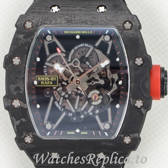 Richard Mille Replica RM35-01 Rubber strap 50MM - WatchesReplica.is