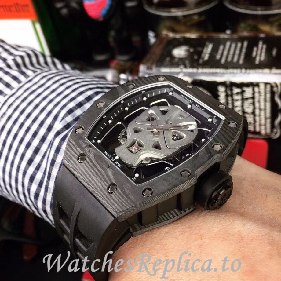 Richard Mille Replica RM52-06 Rubber strap 50MM - WatchesReplica.is