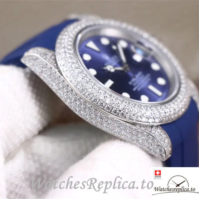 Swiss Rolex Submariner Replica Rubber strap 40MM - WatchesReplica.is