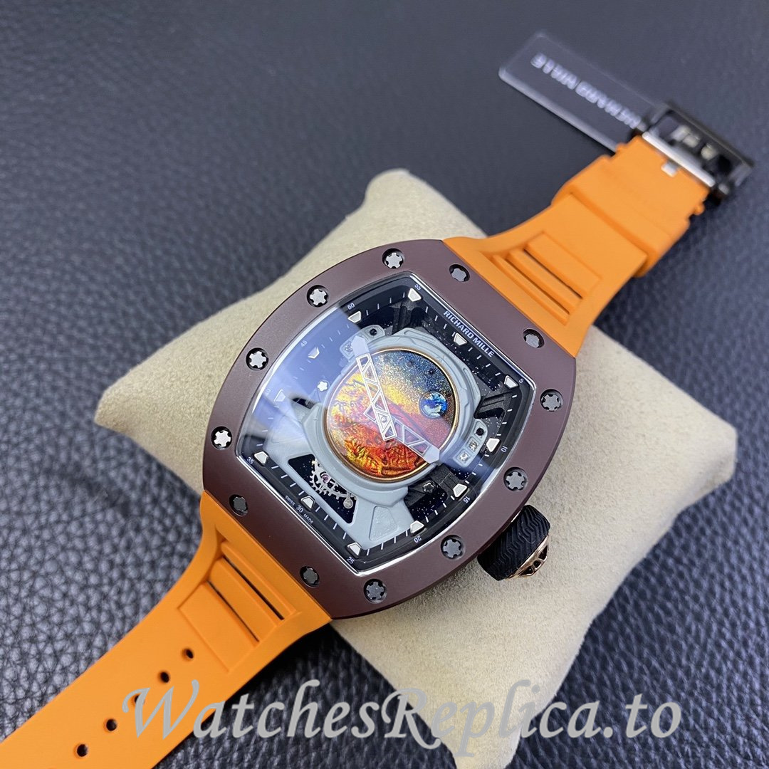 Richard Mille Replica RM52-05 Rubber strap 50MM - WatchesReplica.is