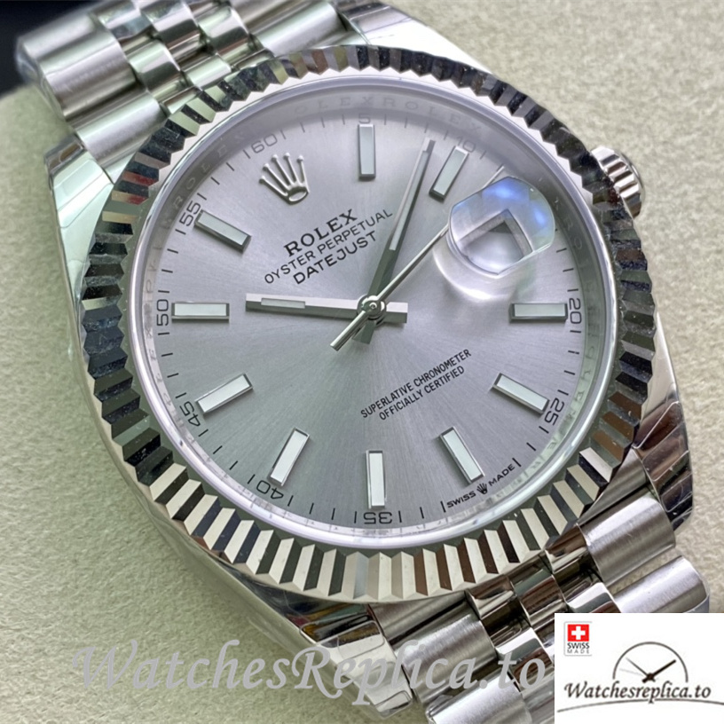 Swiss Rolex Datejust Replica 126331 Stainless steel strap 41MM - WatchesReplica.is