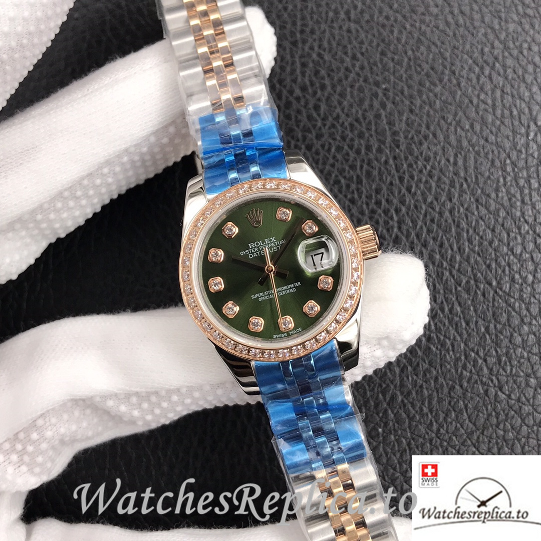 Swiss Rolex Datejust Replica 279381 Stainless steel strap 28MM - WatchesReplica.is