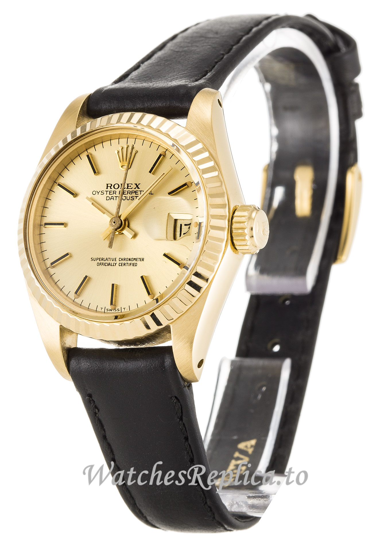 Rolex Datejust Lady Champagne Dial 6917 26MM - WatchesReplica.is
