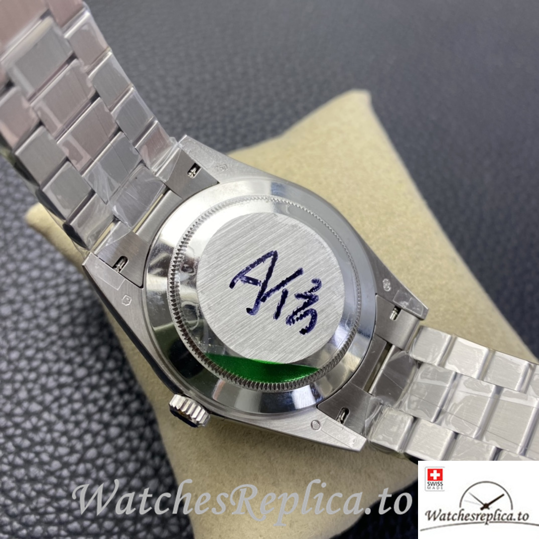 Swiss Rolex Day Date Replica 218399 Stainless steel strap 40MM - WatchesReplica.is
